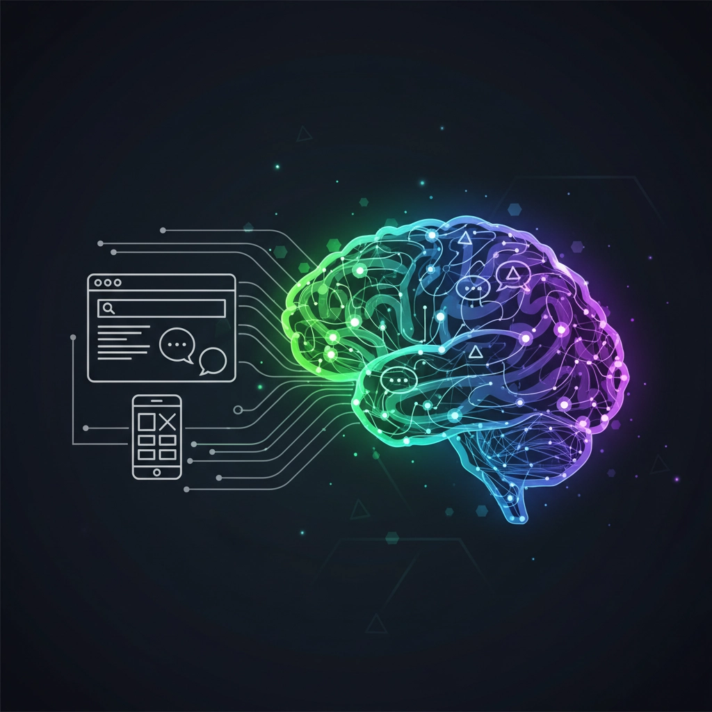 Website performance metrics improving after AI optimization