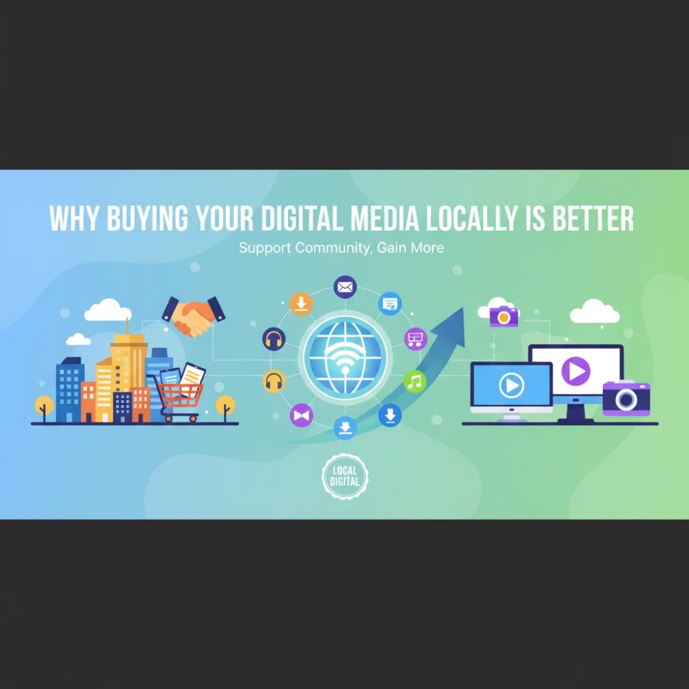 Buy local digital media