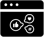 Social media package illustration